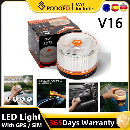 Light V16 Baliza Emergencia Safe Vision